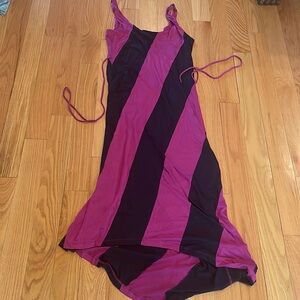 Savannah Studio Women’s Purple and Navy Dress Size L